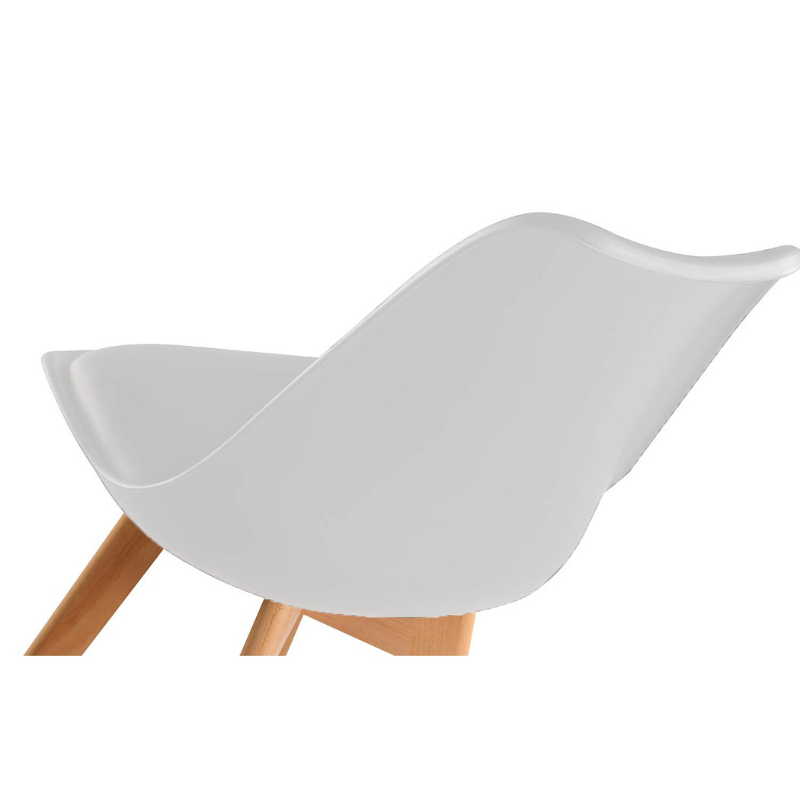 Luke White Counter Stool