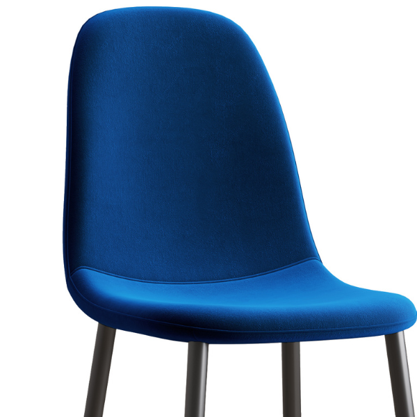 Best Classic Great Quality Sera Blue Dining Chair Aykah