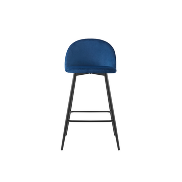 Tabouret de comptoir Alan bleu