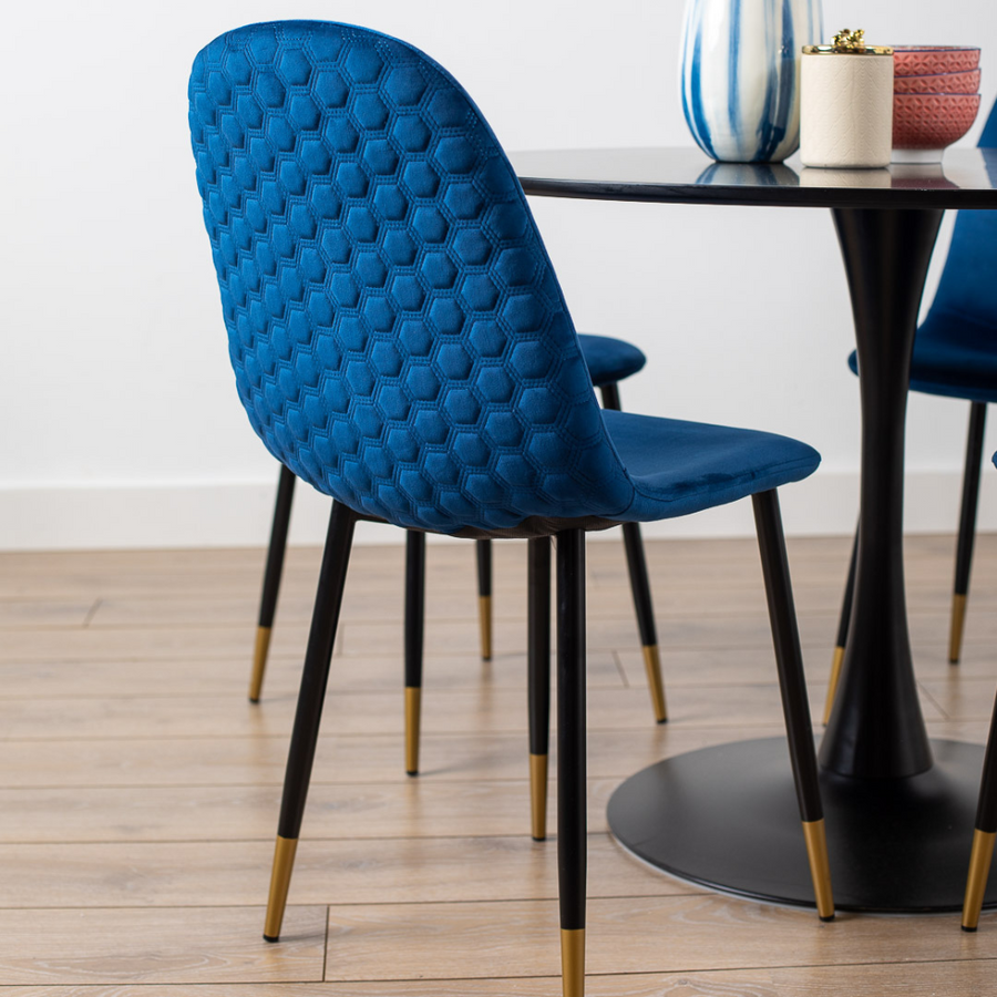Best Quality Mink Blue Dining Chair Online Aykah Furniture