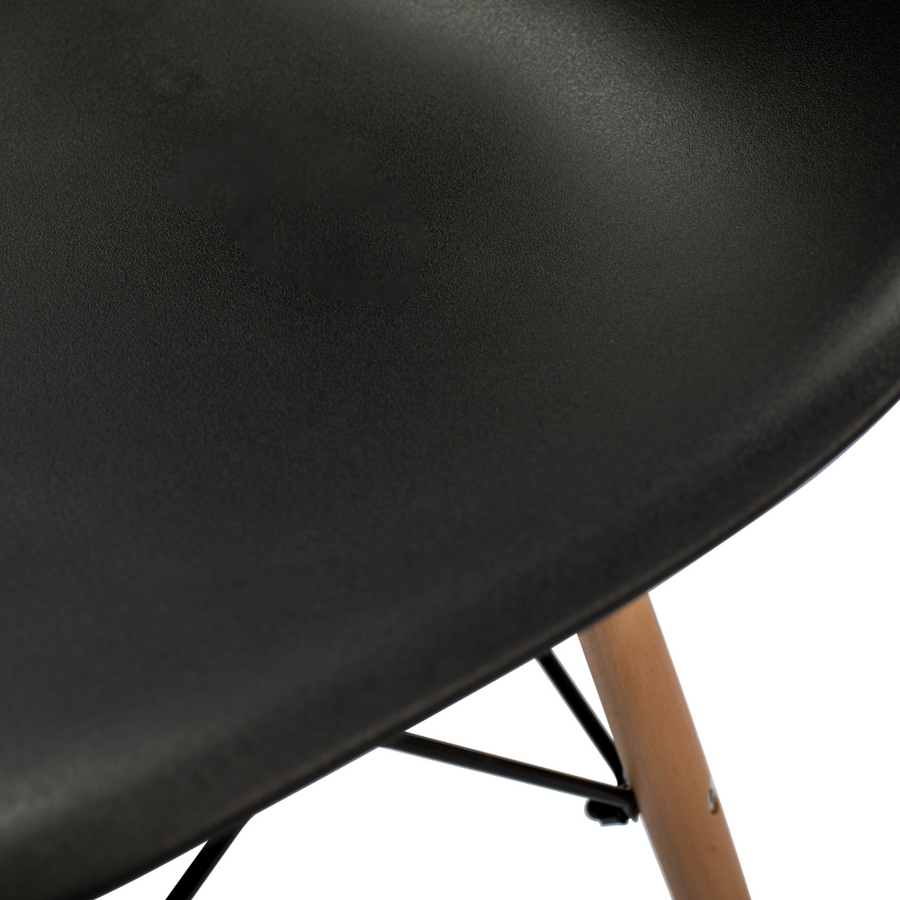 Best Quality Eiffel Black Dining Chair Online Aykah Furniture
