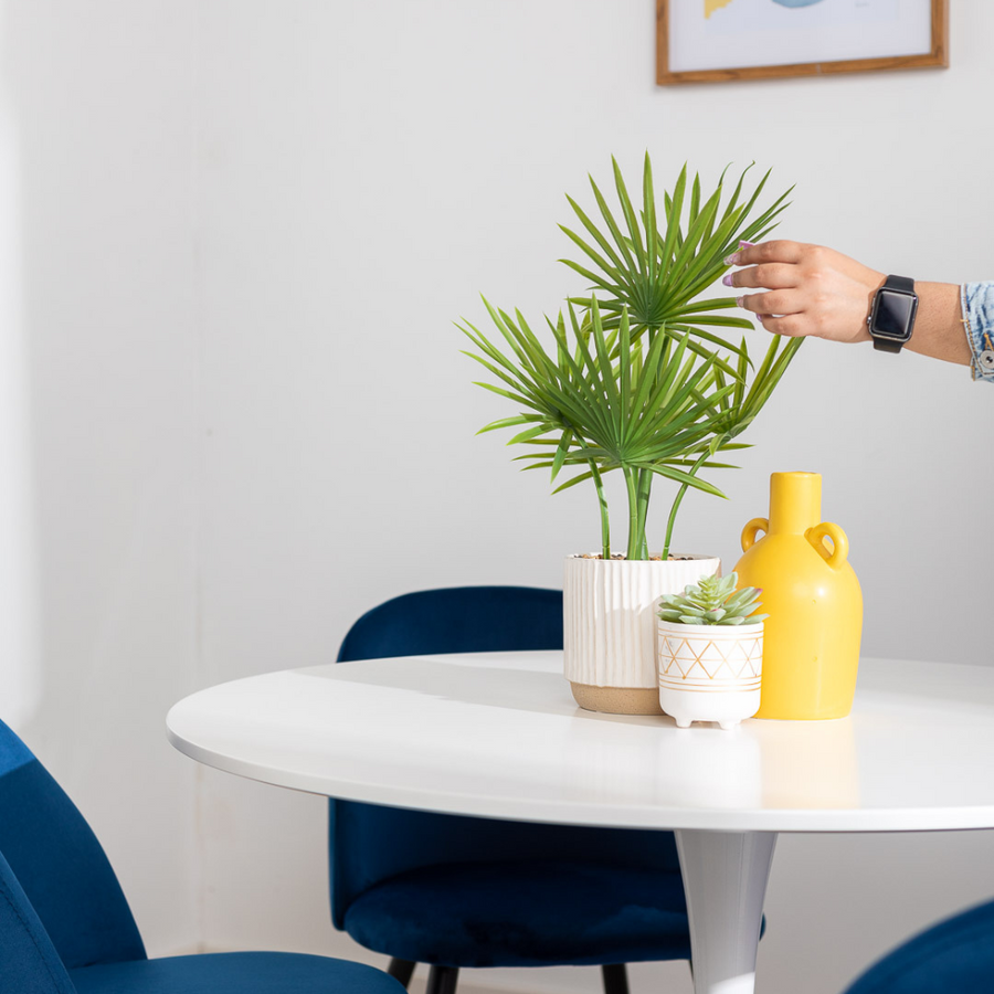 Blanco White Dining Table aykah