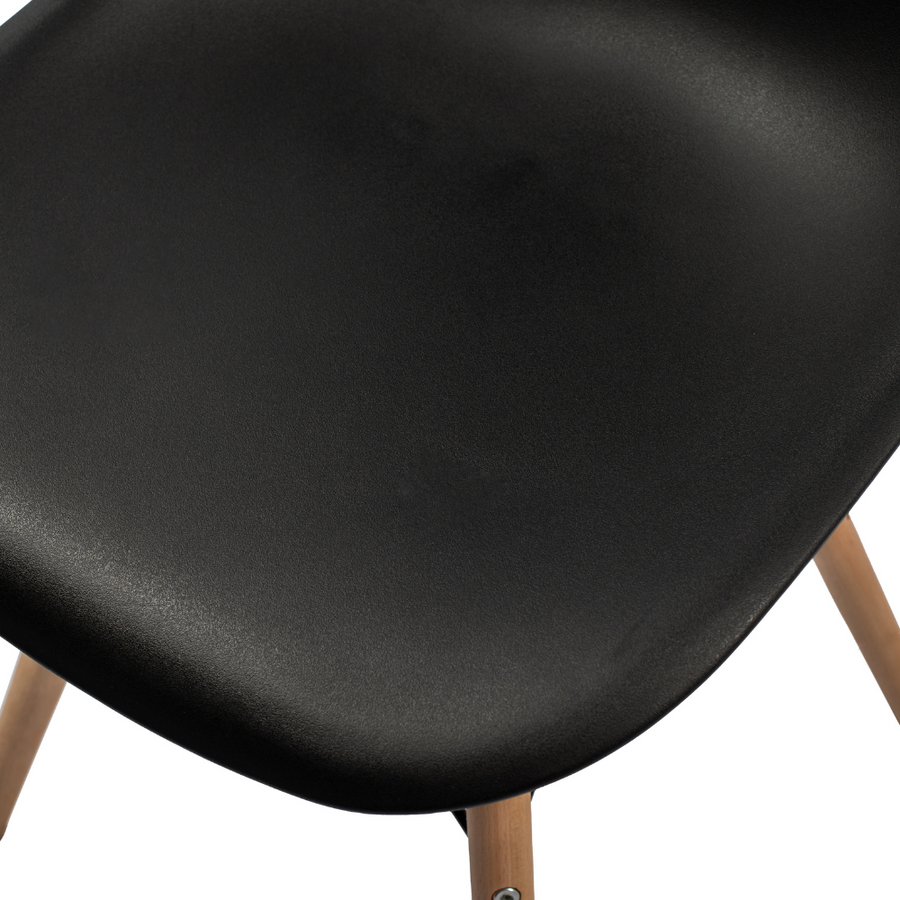 Best Great Quality Eiffel Black Dining Chair Online Aykah Furniture