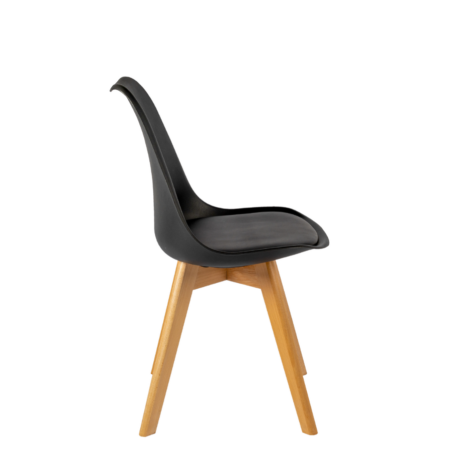 High Quality Luke Black Dining Chair Online Aykah Furniture