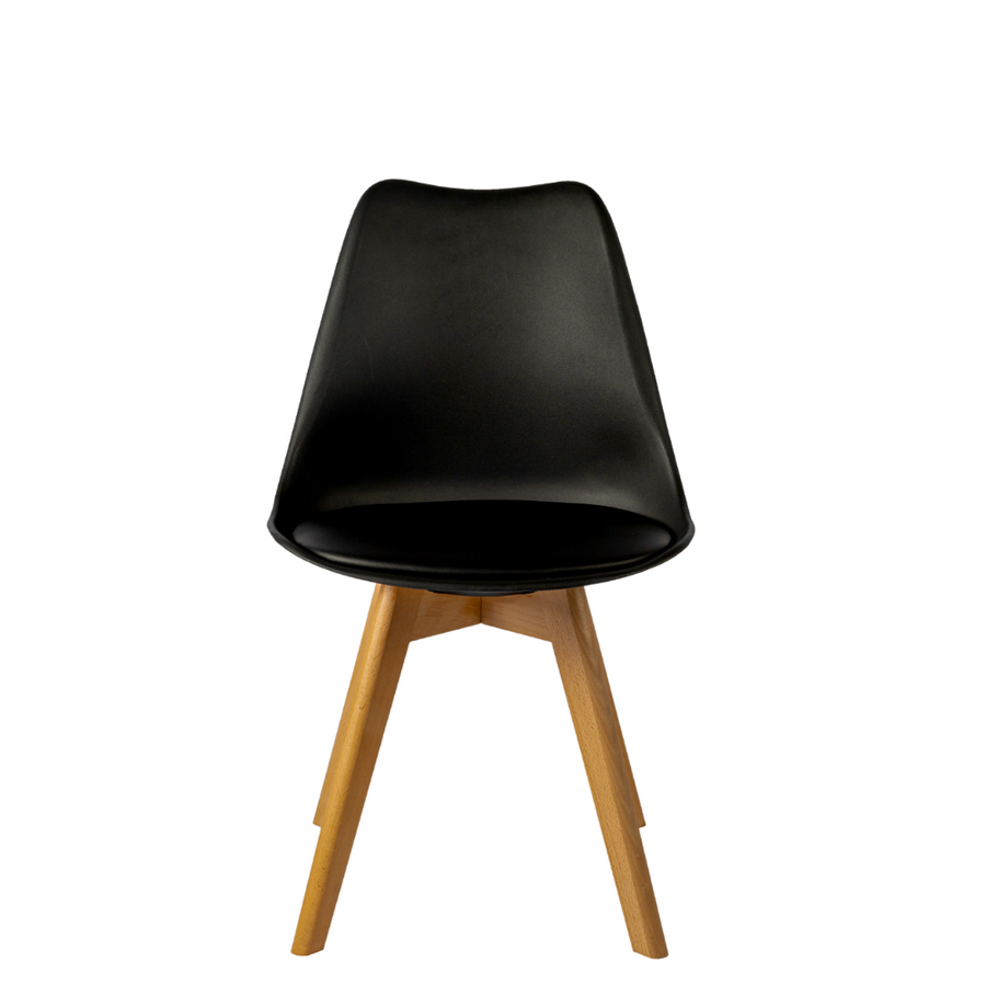 High Quality Durable Luke Black Dining Chair Online Aykah Furniture