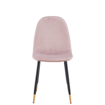 High Quality Durable Mink Pink Velvet Chair Online Aykah Furniture