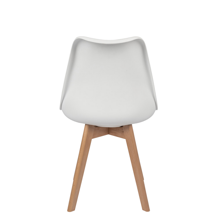 High Quality Luke White Dining Chair Online Aykah Furniture