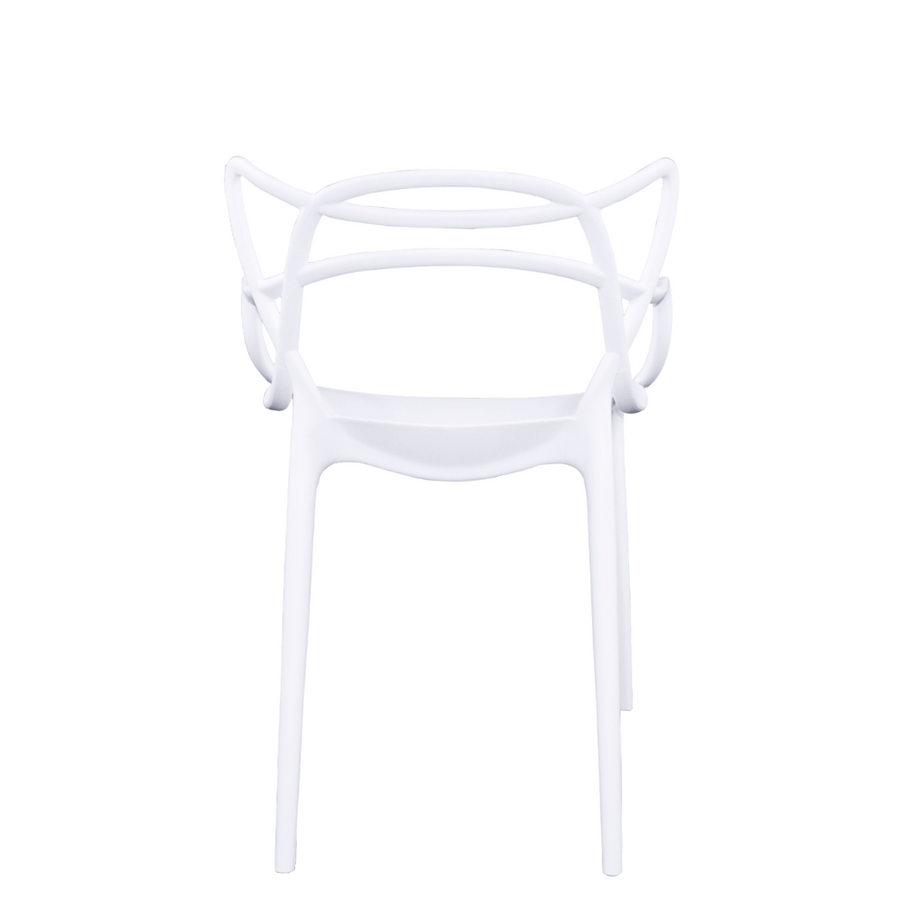 Chaise de salle à manger blanc craie