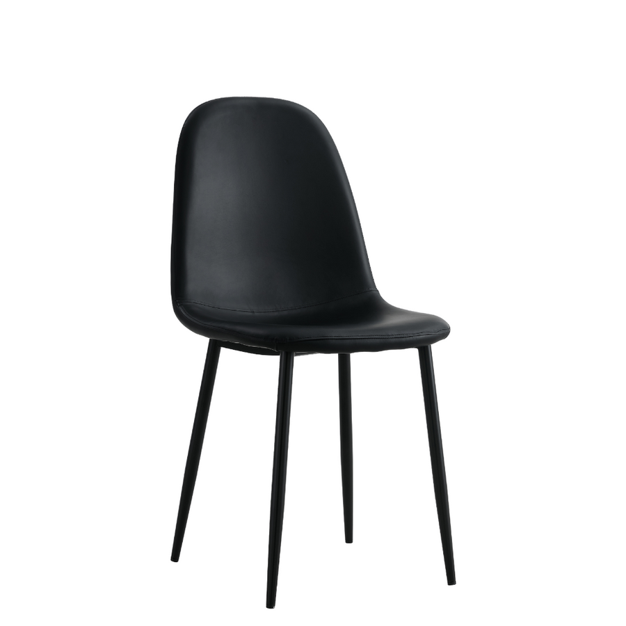 Sera Black Chair w/ Black Legs