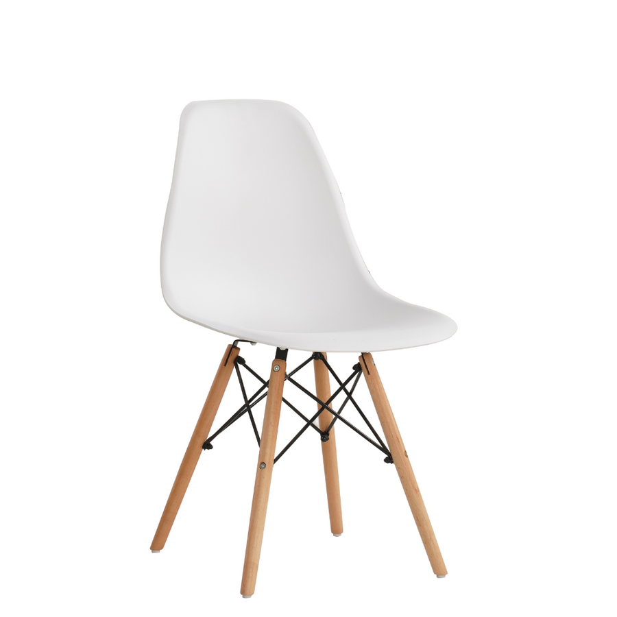 High Quality Durable Eiffel White Dining Chair Online Aykah Furniture