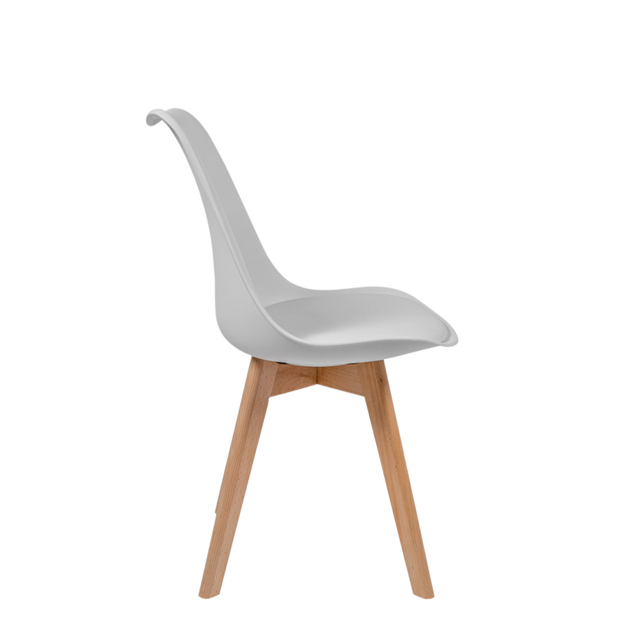 High Quality Luke White Dining Chair Online Aykah Furniture