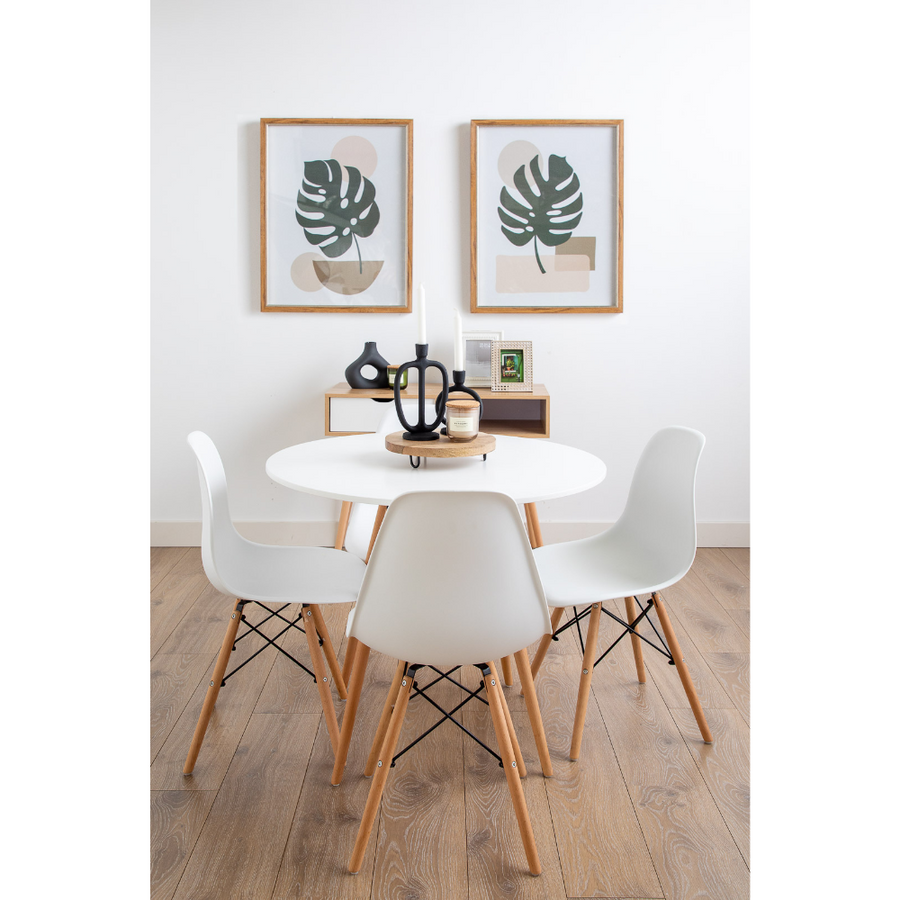Best Quality Eiffel White Dining Chair Online Aykah Furniture