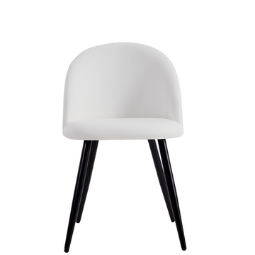 High Quality Durable Alan White Dining Chair Online Aykah Furniture