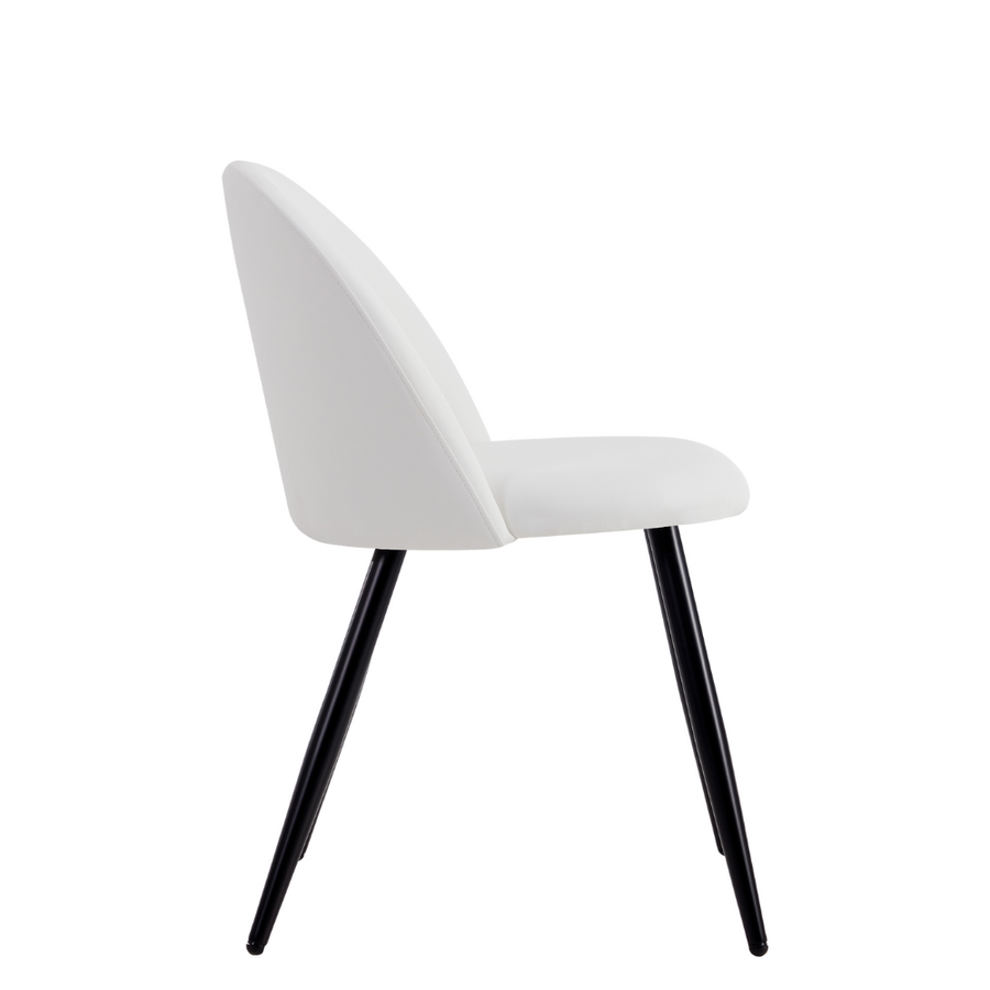 High Quality Alan White Dining Chair Online Aykah Furniture