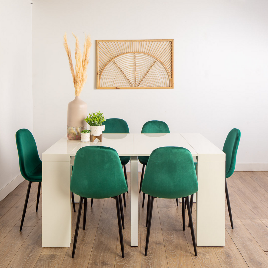 Best Classic Great Quality Sera Emerald velvet Dining Chair  Furniture online