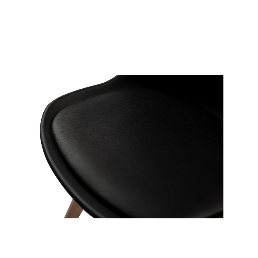 Best Quality Luke Black Dining Chair Online Aykah Furniture