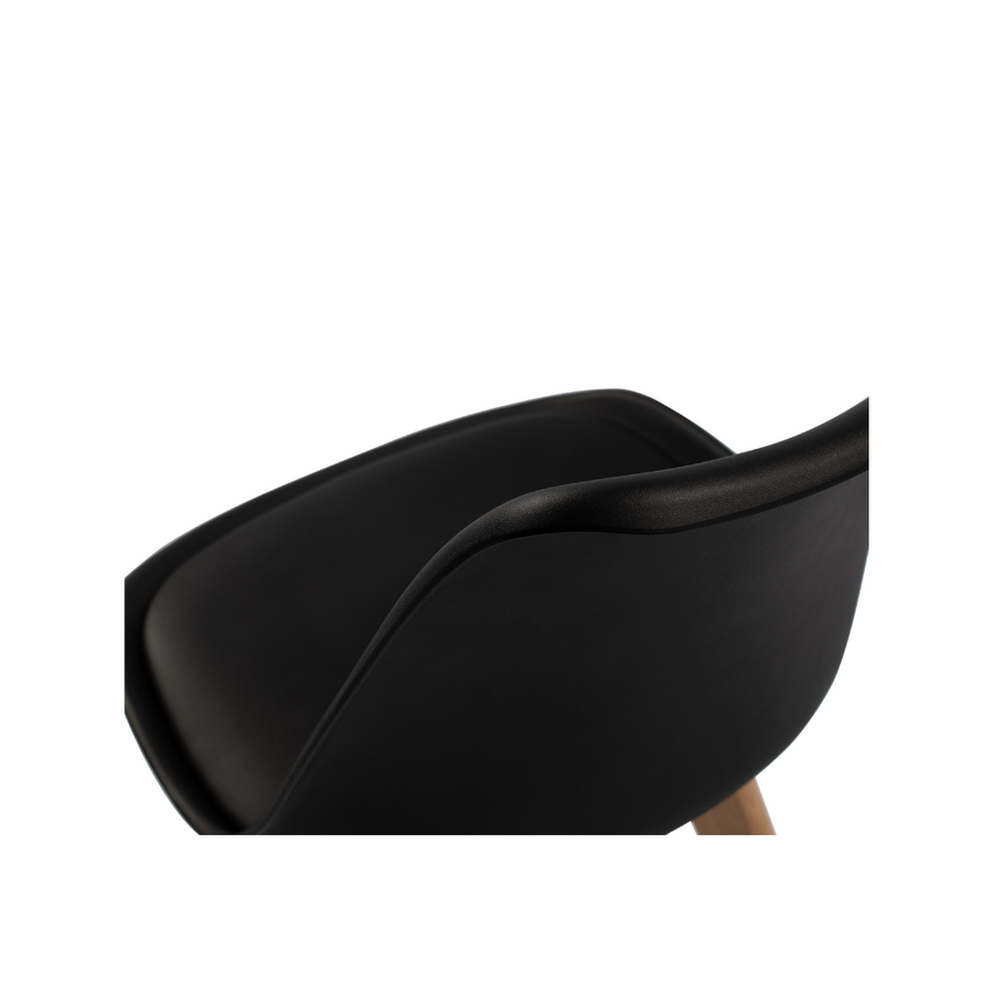 Best Quality Luke Black Dining Chair Online Aykah Furniture
