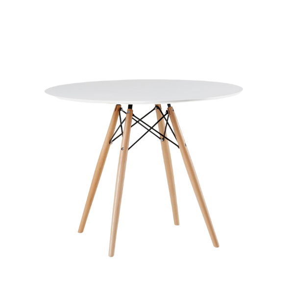 Chaise Eiffel Blanche + Table Eiffel Blanche